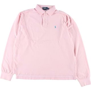 ラルフローレン(Ralph Lauren)の古着 ラルフローレン Ralph Lauren POLO by Ralph Lauren 長袖 ポロシャツ メンズXL /eaa312788(ポロシャツ)