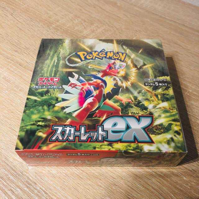 ポケモンカード　スカーレットex BOX シュリンク付き