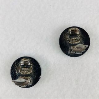 CHANEL - CHANEL ココマーク 96A イヤリング(両耳用)GP ブラックの