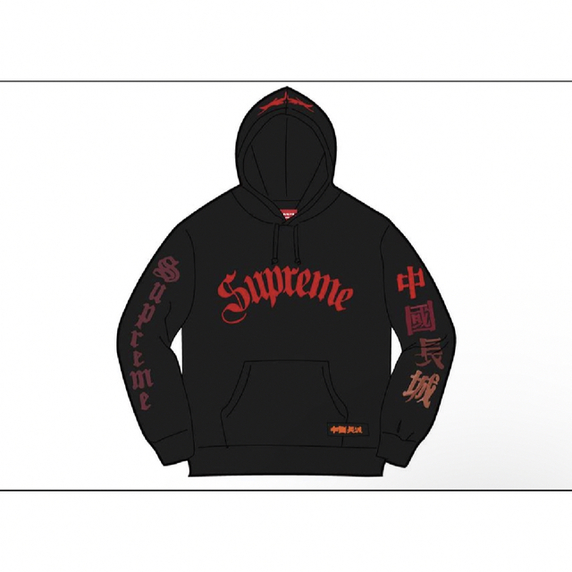 supreme パーカー