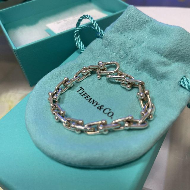 最大の割引 & Tiffany Co. ハードウェア ミディアムリンクブレスレット