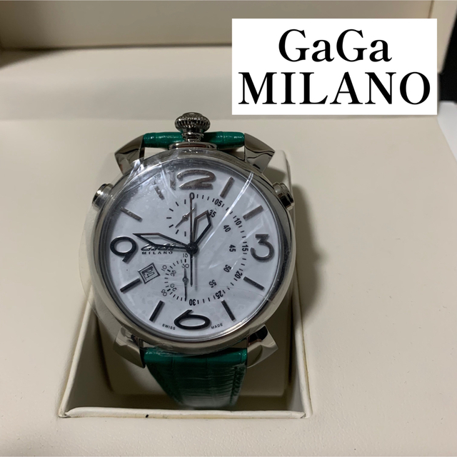 GaGa MILANO(ガガミラノ)のガガミラノ THINCHRONO46MM509702SG-N メンズの時計(腕時計(アナログ))の商品写真