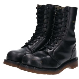 ドクターマーチン(Dr.Martens)の古着 ドクターマーチン Dr.Martens HIGHLANDER スチールトゥ 10ホールブーツ 英国製 レディース23.0cm /saa010919(ブーツ)