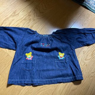 ミキハウス(mikihouse)のミキハウス　紺　スモッグ(Tシャツ/カットソー)