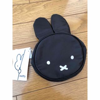 ミッフィー(miffy)のmiffy ポーチ黒(キャラクターグッズ)