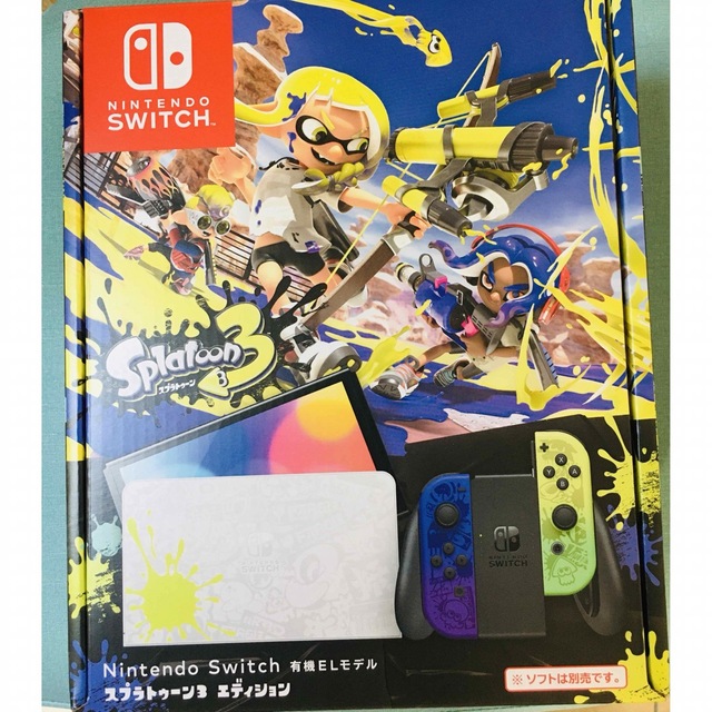 即日発送！！新品 Nintendo Switch 有機EL本体 スプラトゥーン3ゲームソフト/ゲーム機本体