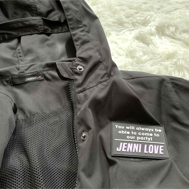 JENNI(ジェニィ)のジェニー　JENNI LOVE 160 ブルゾン　マウンテンパーカー　黒 キッズ/ベビー/マタニティのキッズ服女の子用(90cm~)(ジャケット/上着)の商品写真