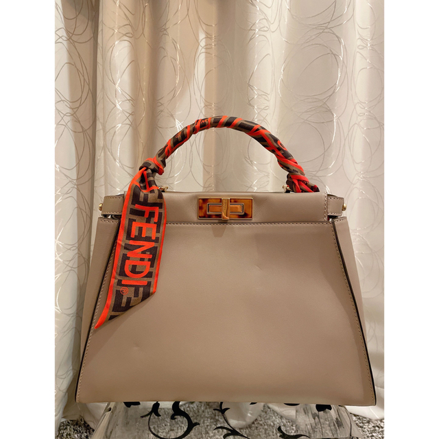 FENDI(フェンディ)の【新品未使用】FENDI＊フェンディ＊ピーカブー＊レザー＊バッグ＊べっ甲 レディースのバッグ(ハンドバッグ)の商品写真