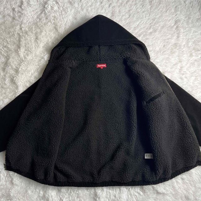 supreme シュプリーム ベロア スタッズ ブルゾン ボアジャケット L美品