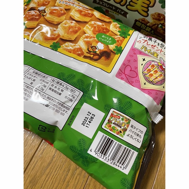 パイの実 コンテナBOX お菓子付 食品/飲料/酒の食品(菓子/デザート)の商品写真