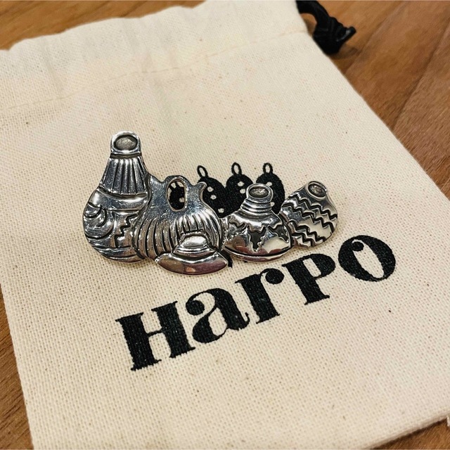 HARPO ハルポ　Silver Vase Brooch ロンハーマン 2