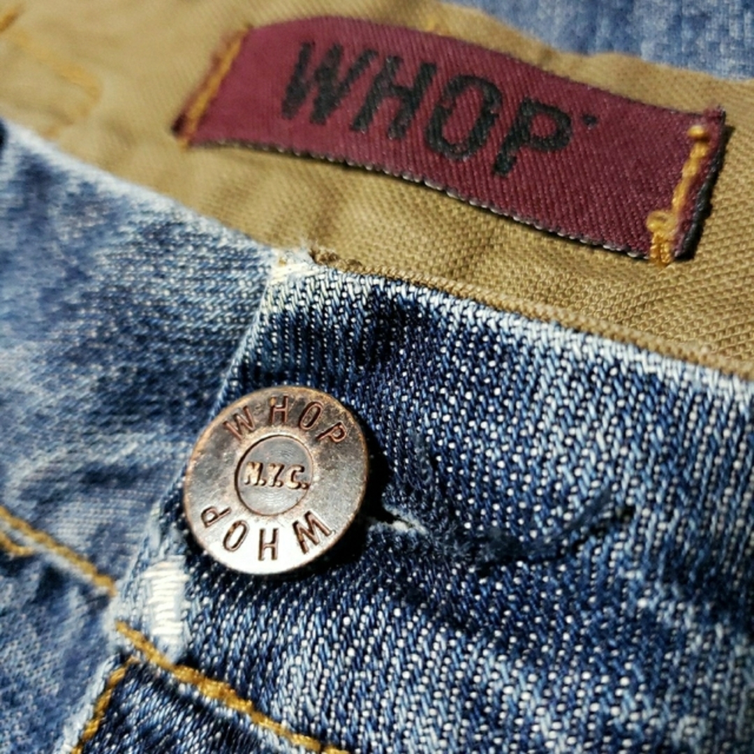 希少 WHOP ミディスカート ファイブ ポインツ ニューヨーク レア デニム レディースのスカート(ひざ丈スカート)の商品写真
