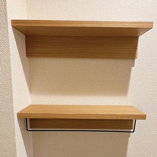 ムジルシリョウヒン(MUJI (無印良品))の無印良品　壁につけられる家具棚×2(棚/ラック/タンス)