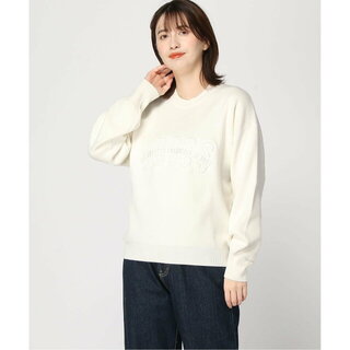 ゲス(GUESS)の【クリーム(G012)】(W)Logo Odette Sweater(ニット/セーター)