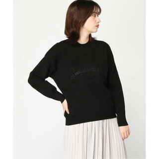 ゲス(GUESS)の【ブラック(JBLK)】(W)Logo Odette Sweater(ニット/セーター)