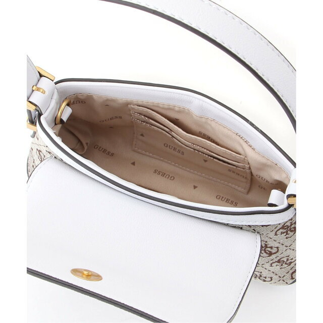 GUESS(ゲス)の【ホワイト(BIO)】GUESS ハンドバッグ (W)DESIDERIA Mini Shoulder Bag レディースのバッグ(ショルダーバッグ)の商品写真