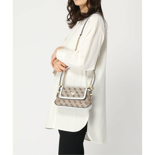 GUESS(ゲス)の【ホワイト(BIO)】GUESS ハンドバッグ (W)DESIDERIA Mini Shoulder Bag レディースのバッグ(ショルダーバッグ)の商品写真