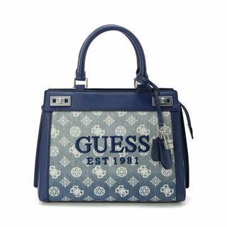 ゲス(GUESS)の【インディゴブルー(DNG)】GUESS ハンドバッグ (W)KATEY Luxury Satchel(ハンドバッグ)