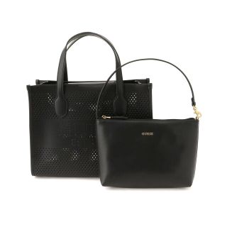 ゲス(GUESS)の【ブラック(BLA)】(W)KATEY Perforated Small Tote(トートバッグ)