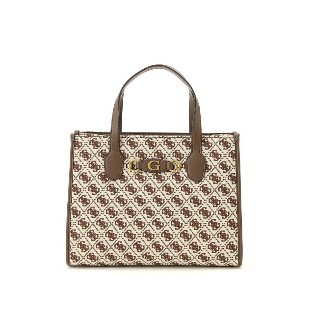 GUESS(ゲス)の【ブラウン(BNL)】GUESS トートバッグ (W)IZZY 2 Compartment Tote レディースのバッグ(トートバッグ)の商品写真