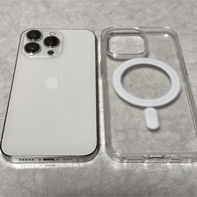 美品】iPhone 13 Pro 256GBシルバー 白 本体 おまけ付き