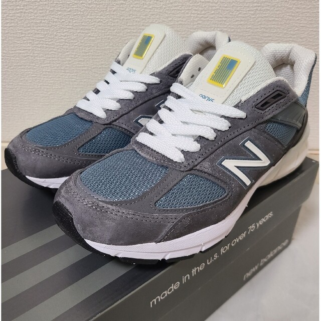 New Balance(ニューバランス)のSSZ × 長谷川昭雄 × New Balance 990V5 "Gray" メンズの靴/シューズ(スニーカー)の商品写真