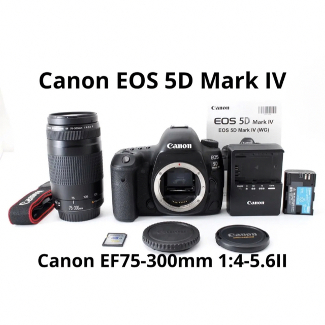 ついに再販開始！】 eos canon 【保証付】キャノン - Canon 5d iv望遠 ...
