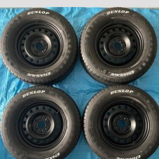 【美品】ダンロップタイヤ215/70 15R 98Hと日産純正ホイール4本セット(タイヤ・ホイールセット)