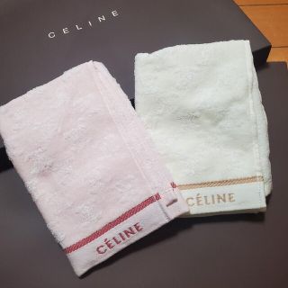 セリーヌ(celine)のCELINE セリーヌ ウォッシュタオル  ピンク アイ 　88(タオル/バス用品)