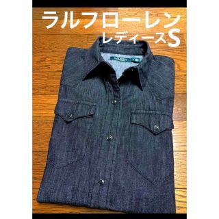 ラルフローレン(Ralph Lauren)のラルフローレン ウエスタンシャツ ブラック デニムシャツ NO969(シャツ/ブラウス(長袖/七分))