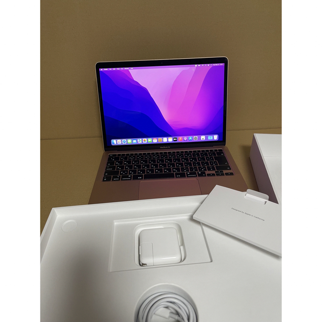 Apple - 美品 Macbook Air M1 13インチ　ゴールド