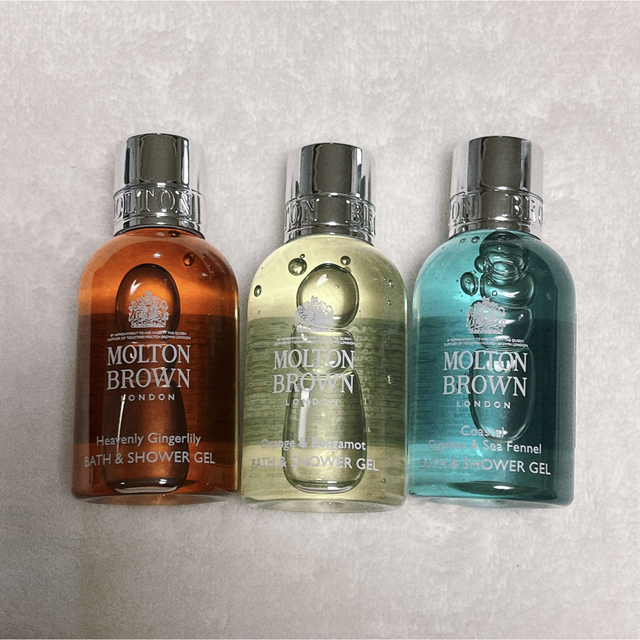 MOLTON BROWN(モルトンブラウン)のモルトンブラウン バス＆シャワージェル50ml 3本 コスメ/美容のボディケア(ボディソープ/石鹸)の商品写真