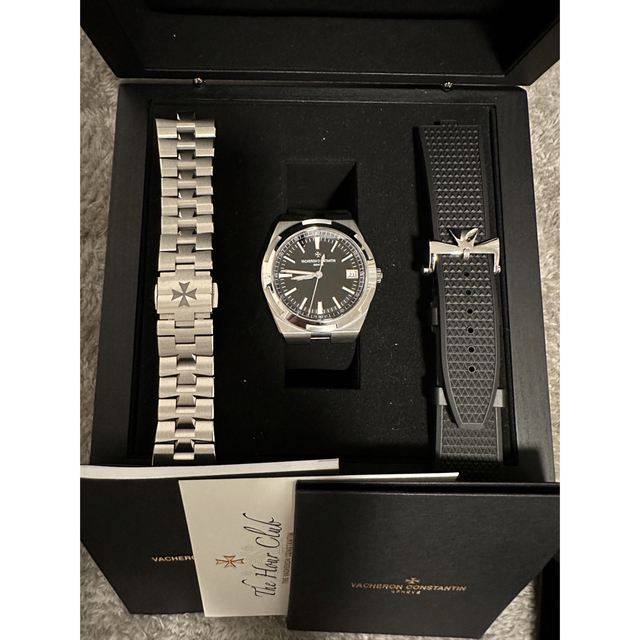 最新最全の VACHERON CONSTANTIN 美品 ブラック オーバーシーズ