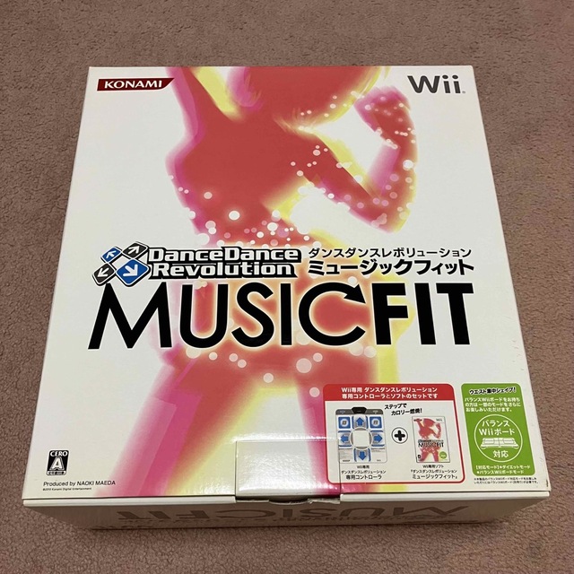 ダンスダンスレボリューション ミュージックフィット(マット同梱版) - Wii | フリマアプリ ラクマ