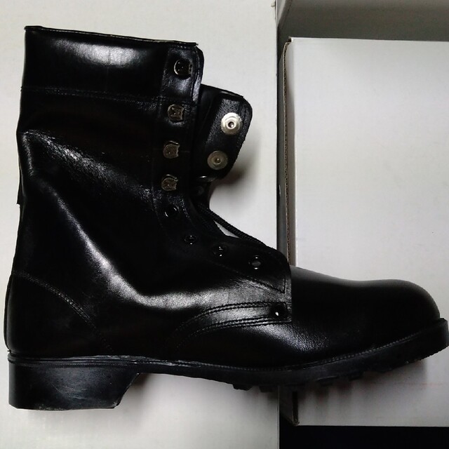 【未使用】YSK　安全靴　25.5cm 黒　革製 作業用