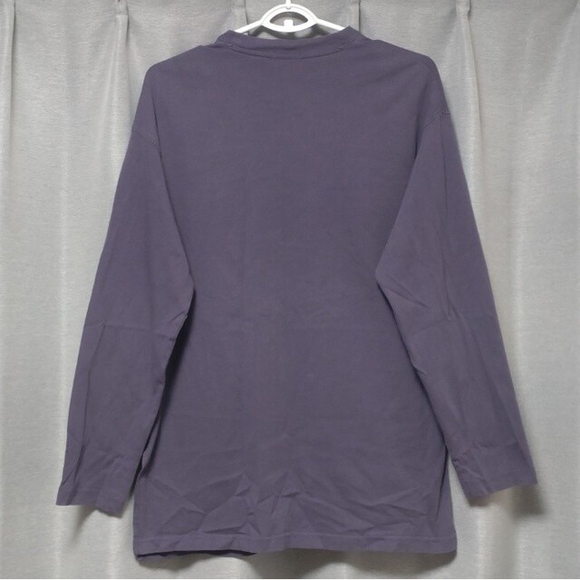 GU(ジーユー)のGU ジーユー ロングスリーブT パープル Mサイズ レディースのトップス(Tシャツ(長袖/七分))の商品写真