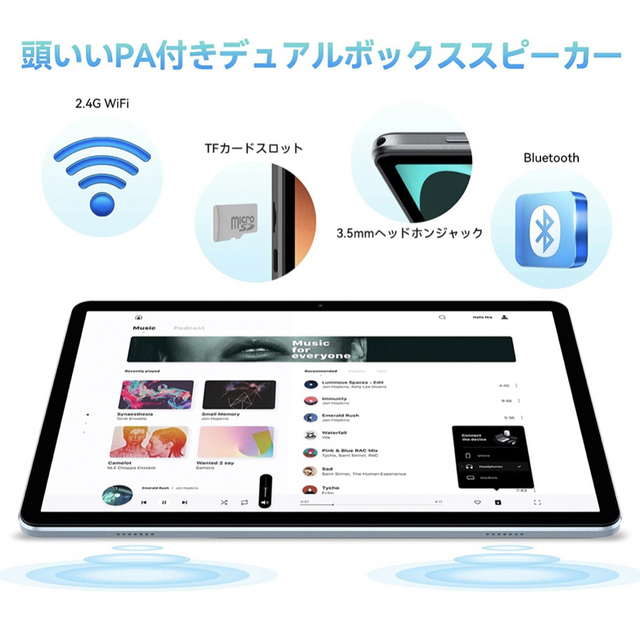 大特価❗️Android12 タブレット Wi-Fi 10.1インチ 5