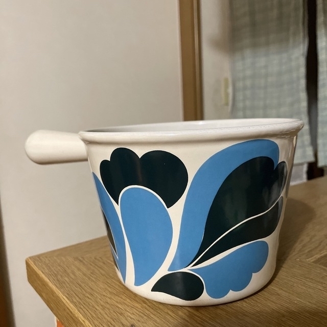 ルクルーゼ ウィンザーポット 16cm ブルーピーコック レア-