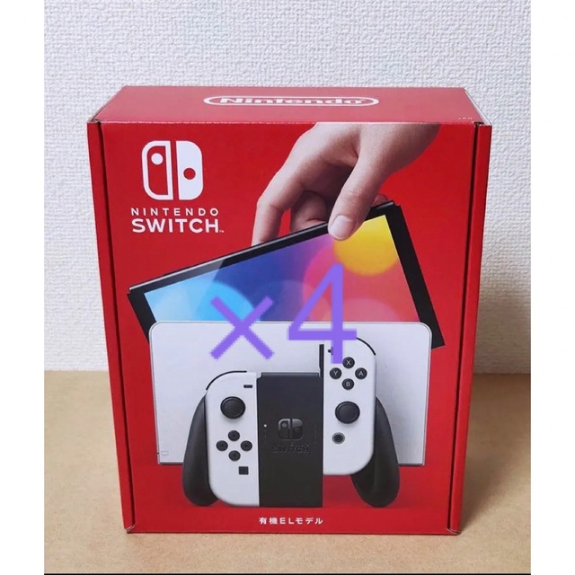 Nintendo Switch（有機ELモデル本体） 　ホワイト  ４台