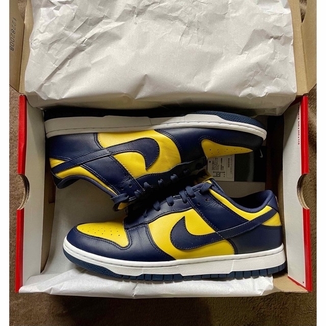 NIKE DUNK LOW "MICHIGAN" 28cm ナイキ　ミシガン