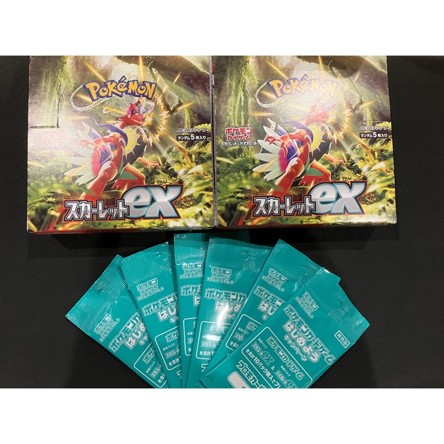 ポケモンカード　スカーレットex  2BOX プロモ付き