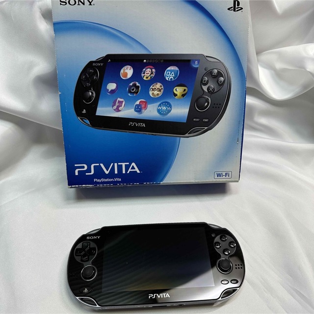 ソニーSONY PSVita PCH-1100 クリスタルブラック - 携帯用ゲーム機本体