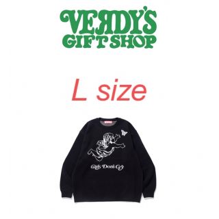 ガールズドントクライ(Girls Don't Cry)のverdy girl's don't cry angel knit Lサイズ新品(ニット/セーター)