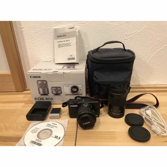 円高還元 Canon - Canon EOS M10 Wズームキット BK ミラーレス一眼