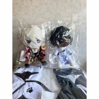 ギフト(Gift)のFGO カルナ アルジュナ Gift ぬいぐるみ ポンチョ 白猫 黒猫(ぬいぐるみ)