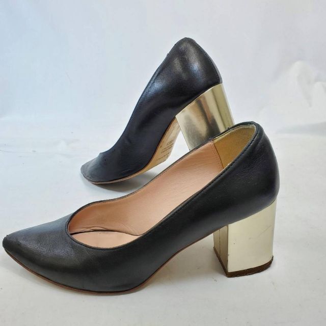 美品】FABIO RUSCONI ファビオルスコーニ ポインテッドトゥパンプス
