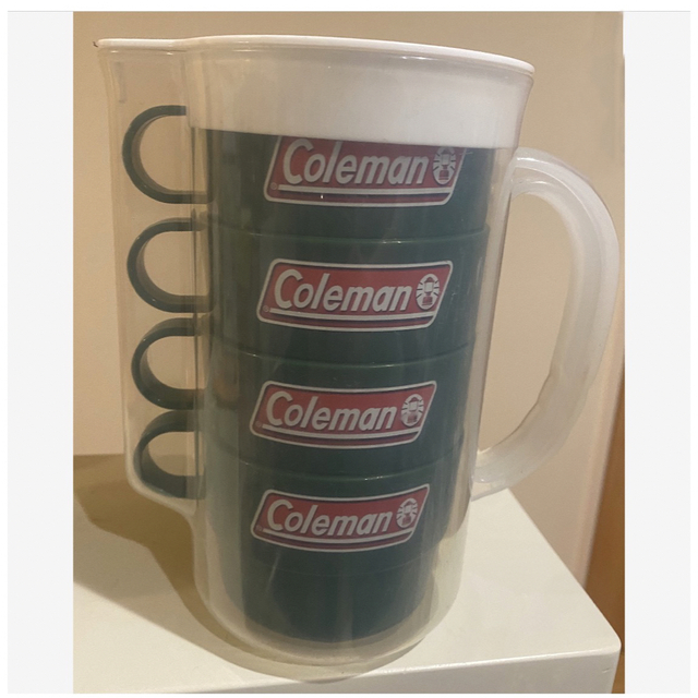 Coleman(コールマン)の【美品・即発送】コールマン コップ 4個セット スポーツ/アウトドアのアウトドア(食器)の商品写真