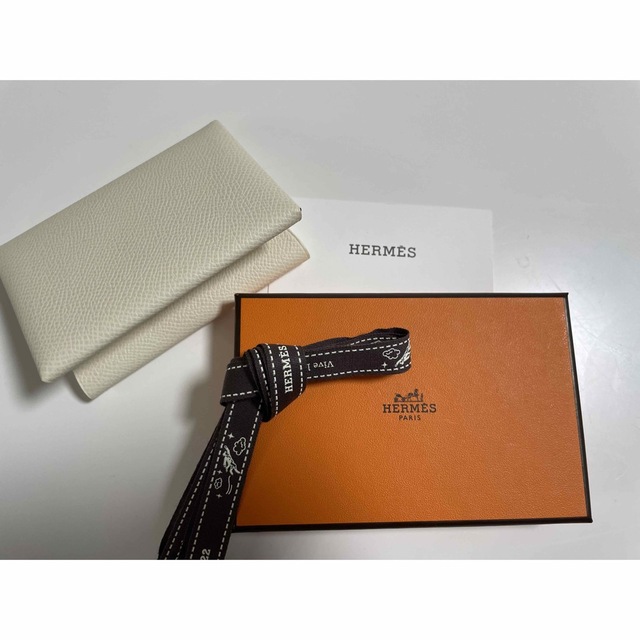 エルメス ガルヴィデュオ ナタ×ジョーヌプッサン - 財布