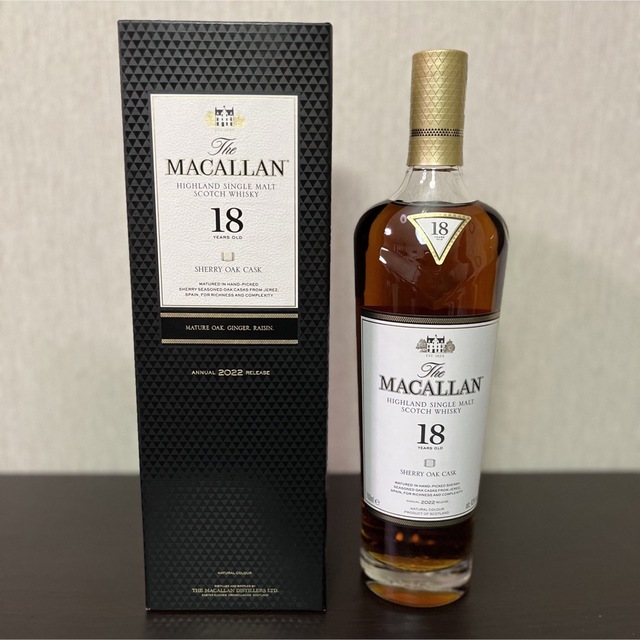 マッカラン18年 シェリーオークカスク2022 MACALLAN