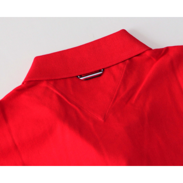 《トミーヒルフィガー》新品 フラッグ刺繍 レギュラーフィット ポロシャツ M